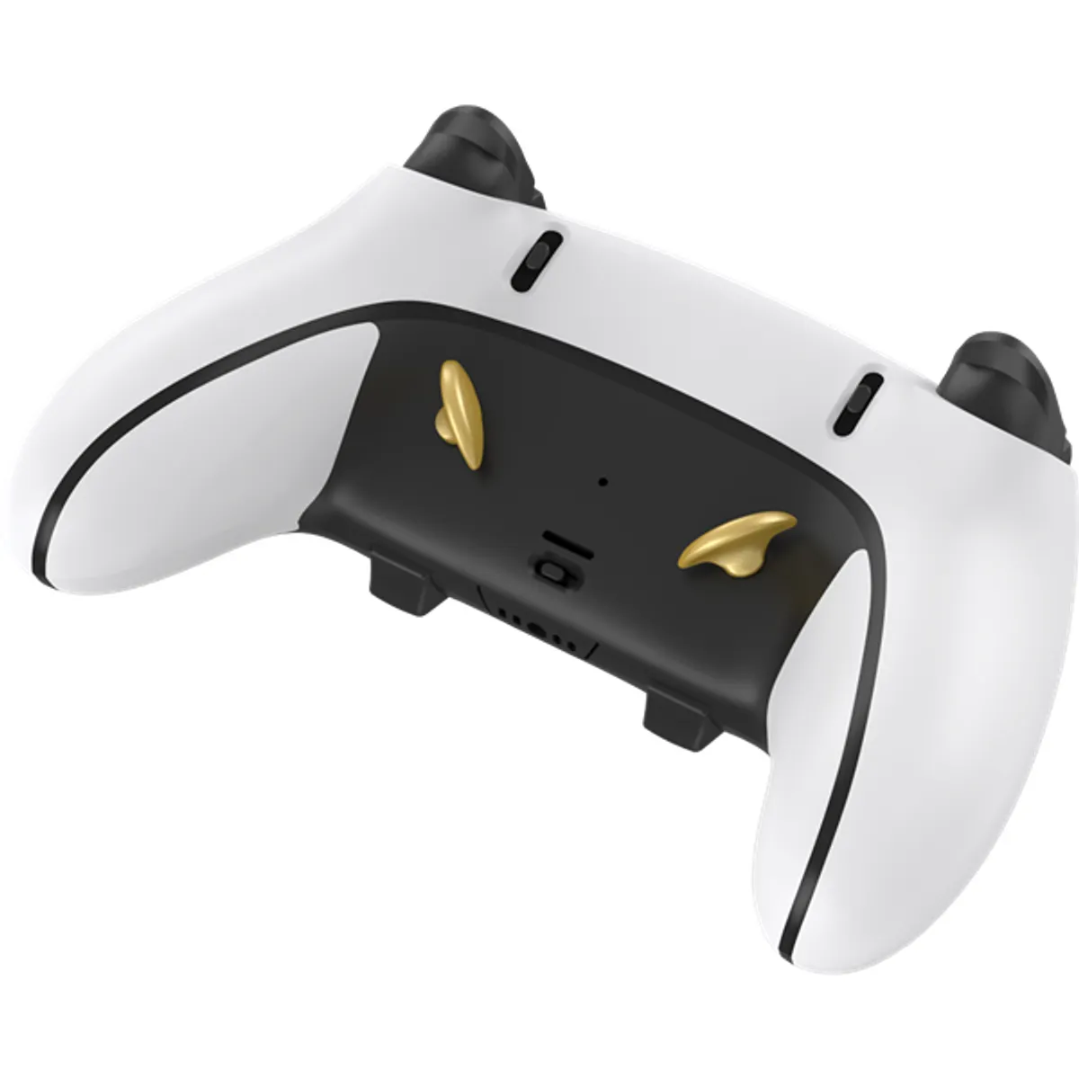 VENOM VS5017 PS5 Edge Custom Kit Fekete Arany 10 alkatrész 3 pár hüvelykujjmarkolat 2 pár hátsó lapát tároló tok #4