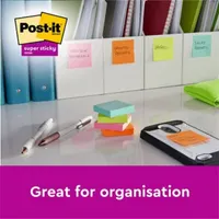 Post-it 7100263845 Jegyzettömb 76x76mm kék 90 lap öntapadós 6 tömb csomag 100 PEFC SGSCH-PEFC-COC-110078 #2