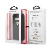 Ferrari FESSIHCS10PBK SF Samsung S10 Plus fekete szilikon hátlap #2