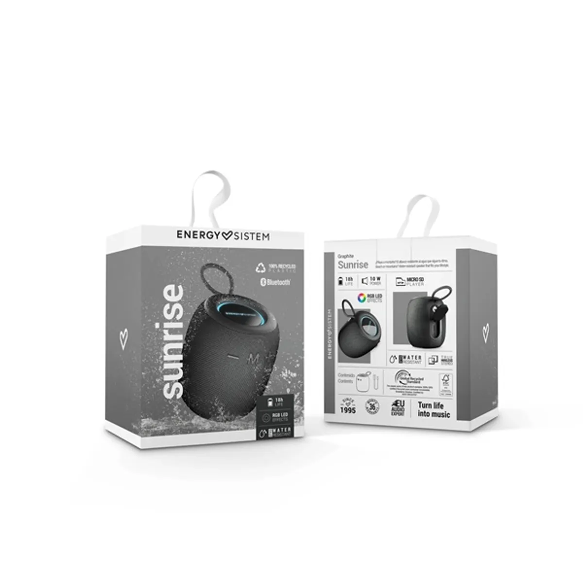 Energy Sistem EN 457885 Sunrise grafit Bluetooth 1800 mAh 10 W 18 óra IPX6 microSD USB 3,5 mm #6