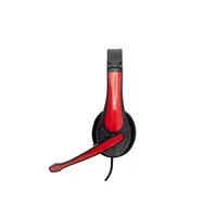 IRIS F-25 piros 2.0 fejhallgató 3.5mm, 1.2 m, bal mikrofon, 32 ohm, 20 Hz - 20 kHz, 120 dB #3