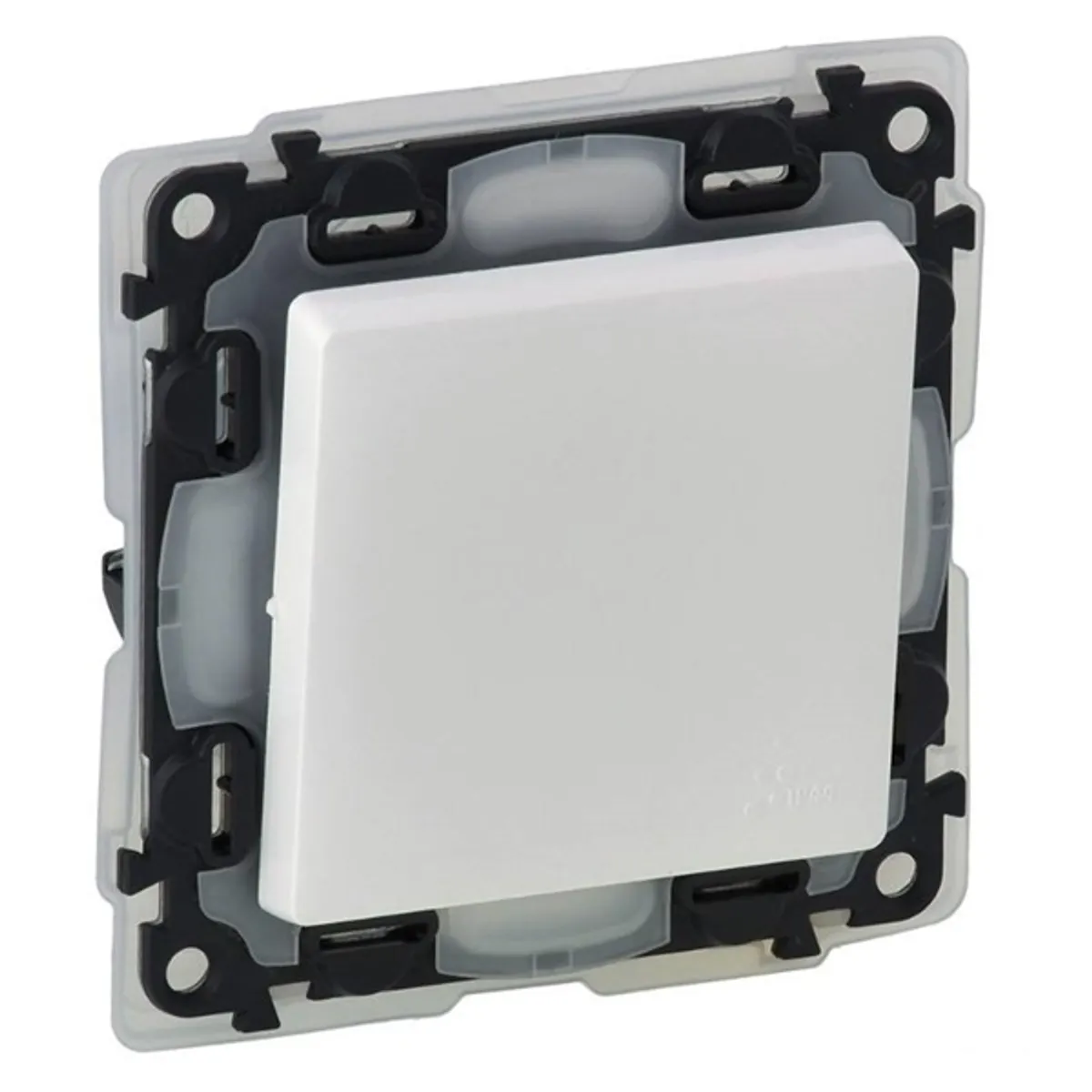 Legrand 764502 Niloé kettős váltókapcsoló fehér 10A IP20 rugós #1