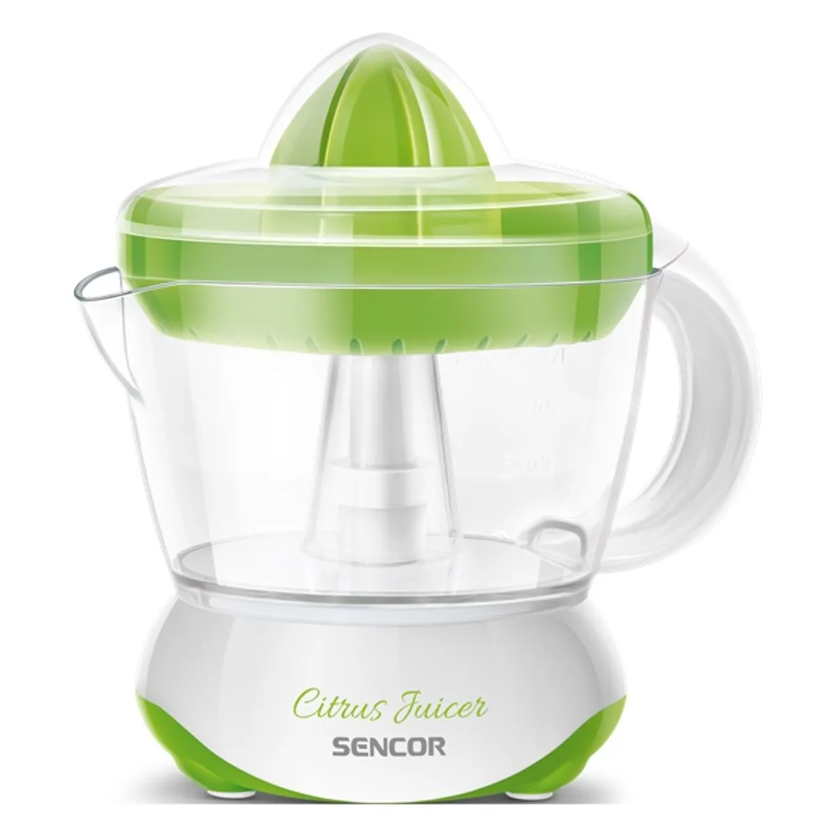 SENCOR 41004196 citrusfacsaró zöld műanyag 0,70 L 40 W kétirányú kúpforgatás légyűjtő edény beépített szűrő #1
