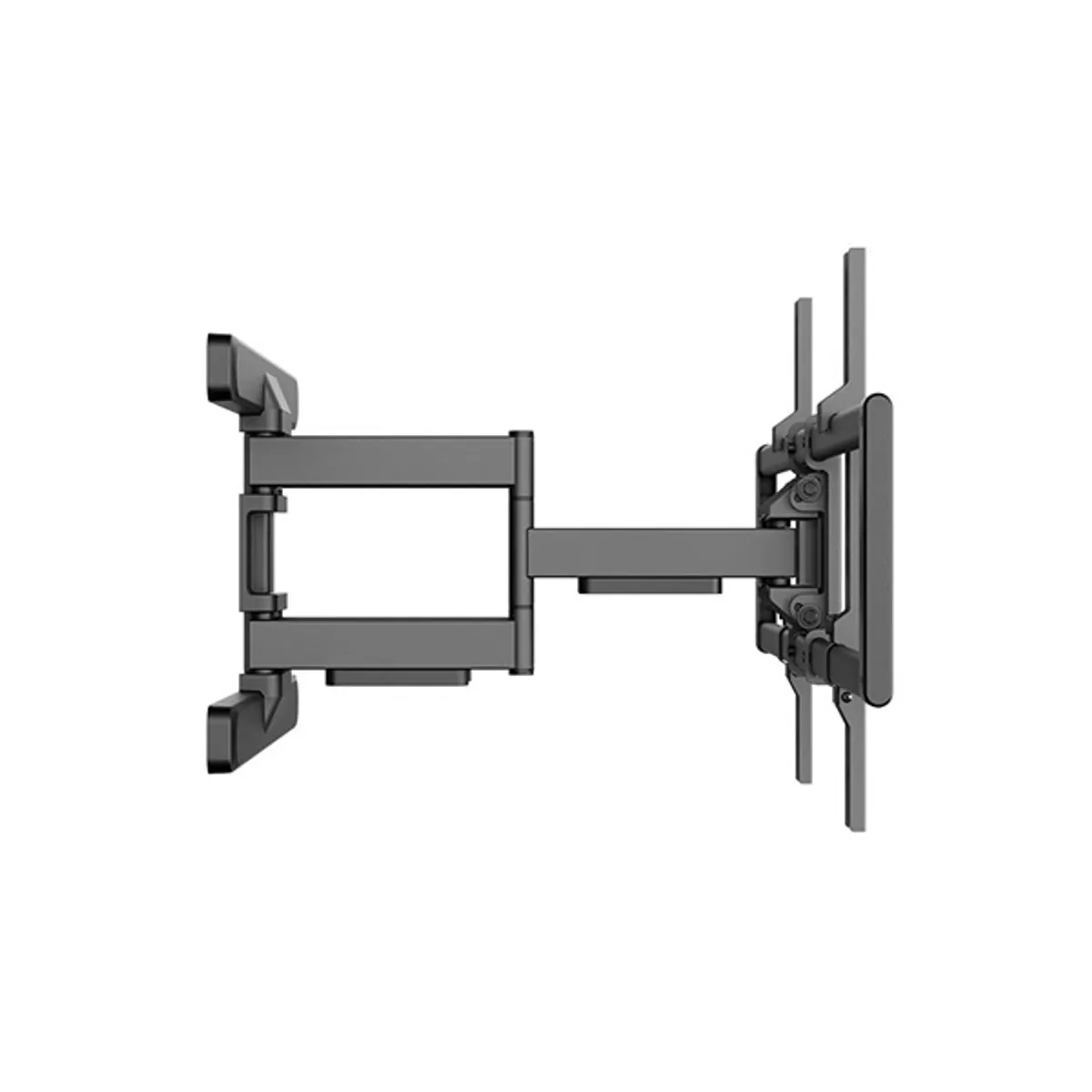 Stell 35061032 fali konzol acél fekete 60 kg forgatható billenthető kábelrendező 1 db 43"-100" Vesa 200x100-800x400 #3