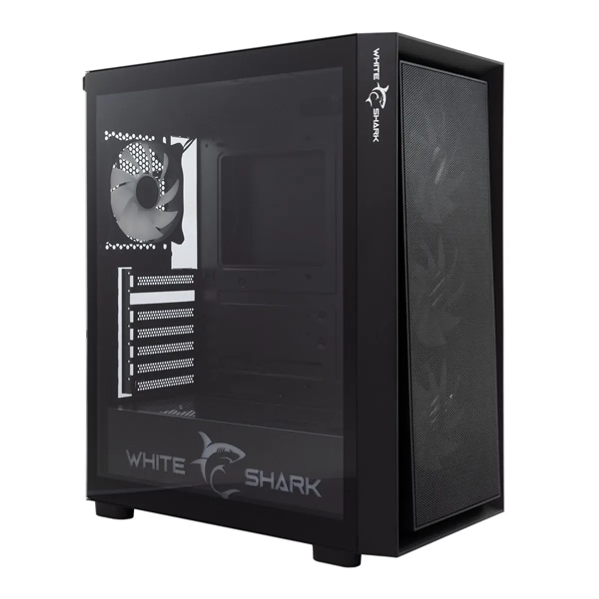 White Shark WS GCC-2401B Warhead E-ATX 215x485x400 mm, 4 db ventilátor, 2x3,5" belső hely, 2x2,5" belső hely, USB 3.0, fekete #6