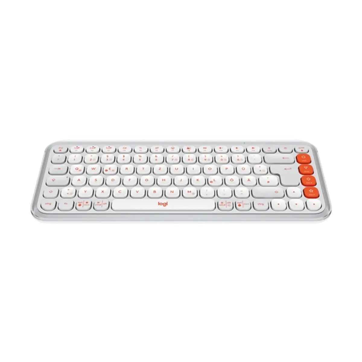 Logitech 920-013072 POP Icon Keys fehér-narancssárga Bluetooth, 2xAAA, Easy-Switch, 3 éves üzemidő #2