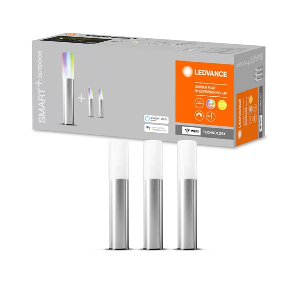 LEDVANCE 4058075478251 Smart WiFi Garden 3 Pole kültéri lámpatest színváltó RGB LED integrált #2