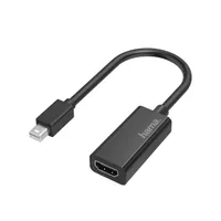 Hama 00200332 FIC Mini DisplayPort-HDMI adapter fekete 4K