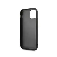 BMW BMHCN65PELBK vízszintesen csíkozott kemény tok fekete iPhone 11 Pro Max 6,5" #3