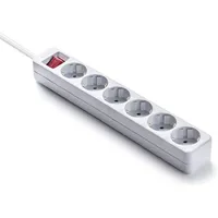 FAMATEL 9-706 hosszabbító 6-utas Fehér 150 cm