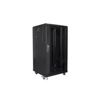 LANBERG FF01-6622-12B 19" 22U szabadon álló fekete rack szekrény 600x600 mm #3