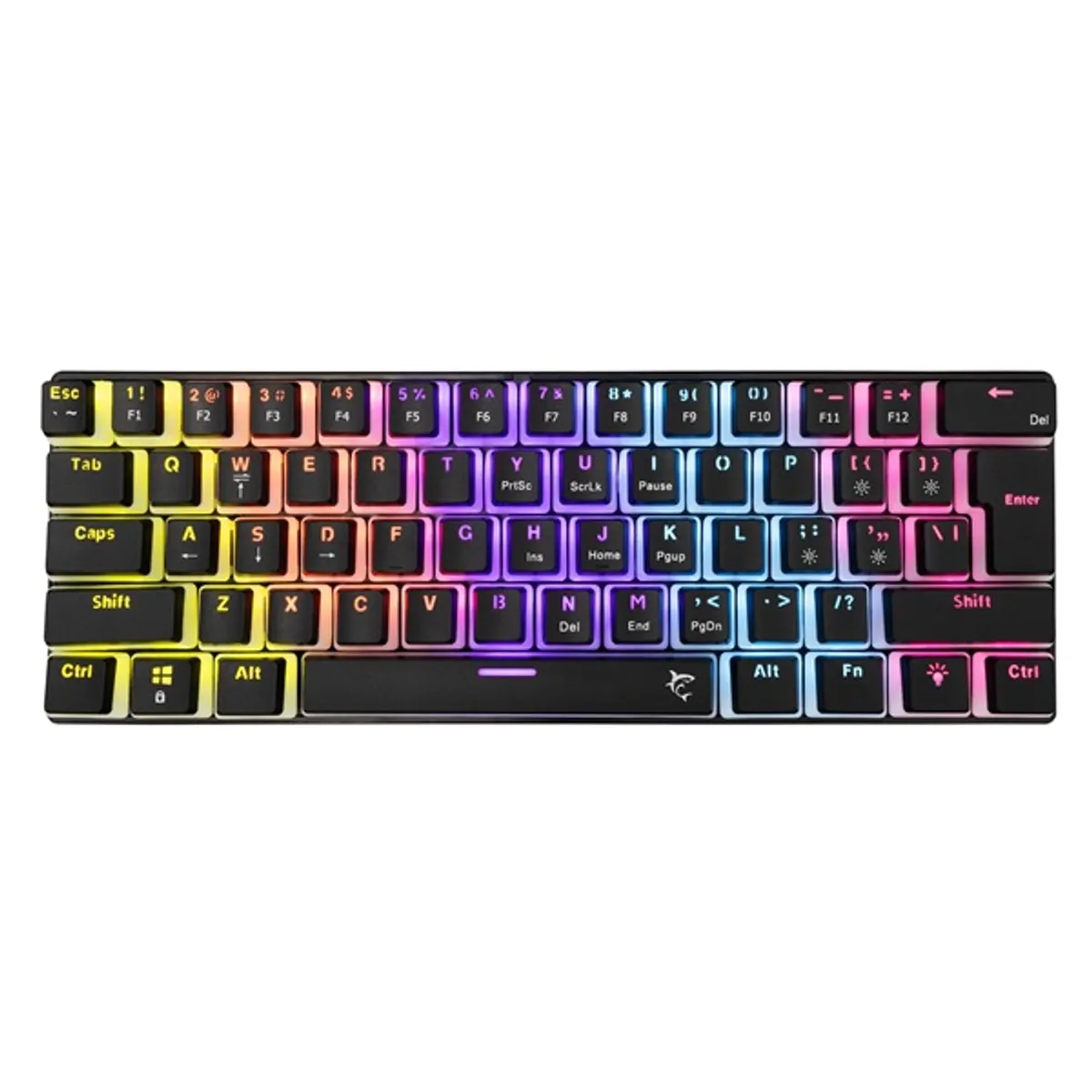 White Shark WS GK-2202-2B/R-US Ashiko 2 US piros kapcsoló RGB gamer billentyűzet #1