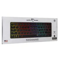 White Shark WS GK-006131-B/BR-US Nagamaki 61/62 alacsony profilú barna kapcsolók RGB USB-C US elrendezés 1,5 m #9