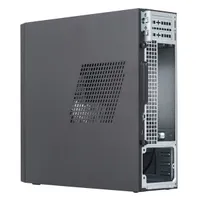AKYGA AK-202-01BK mini-ITX sff ház fém fekete 5,25 külső hely 1 db 3,5 belső hely 1 db 2,5 belső hely 1 db beépített 80 mm ventilátor USB 3.0 táp nélküli #3