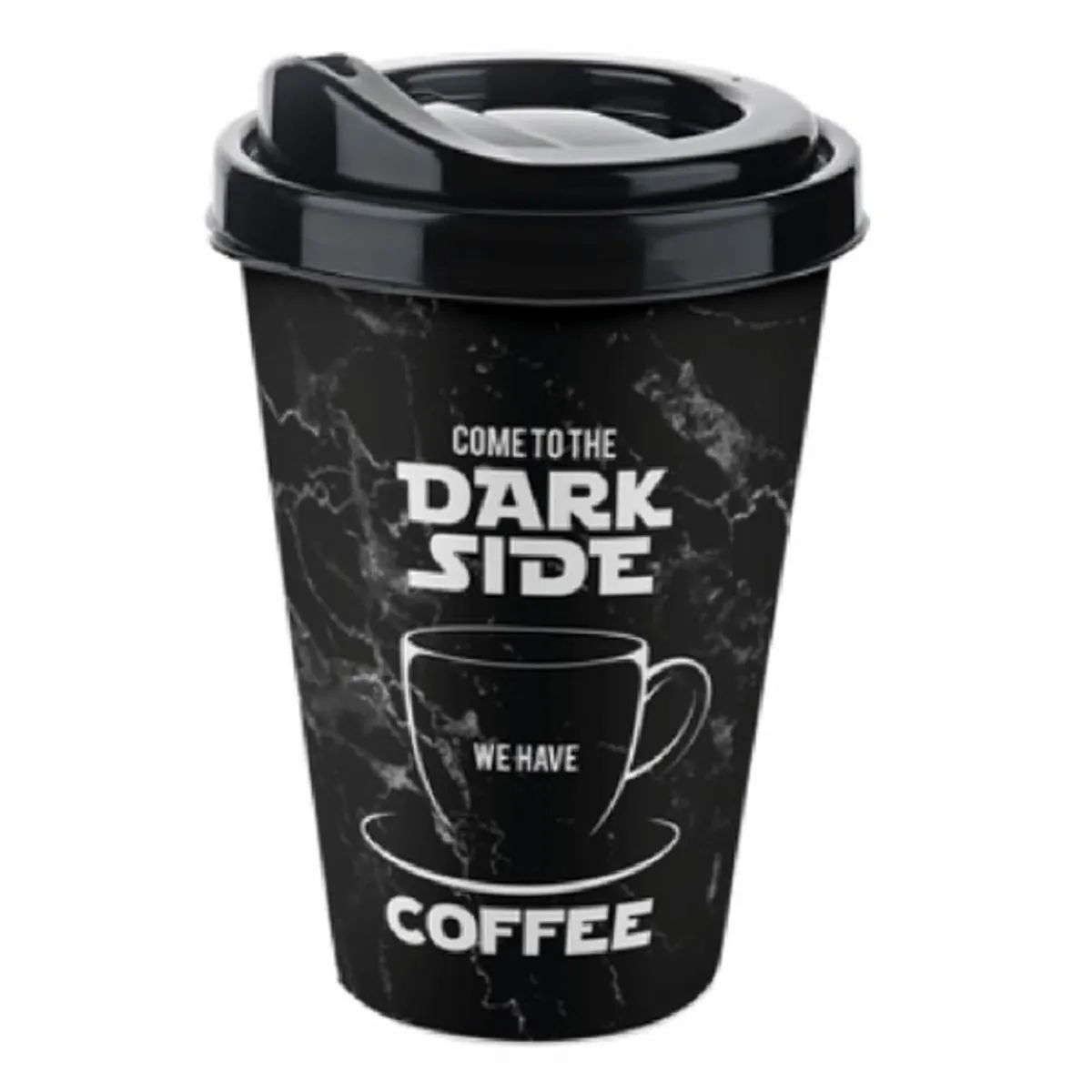 TITIZ AP-9122 IRIS COFFEE CUP műanyag pohár 400 ml tetővel többszínű #1
