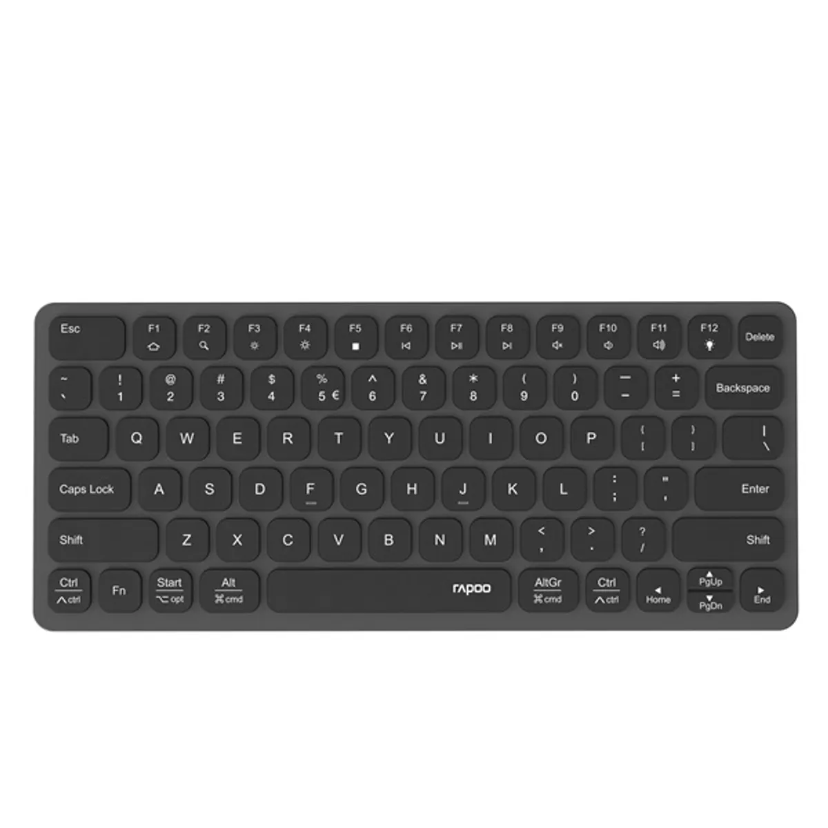 RAPOO 00226412 UCK-6001 8in1 USB-C elosztó fekete HDMI 2.0 4K 60Hz PD 100W #1