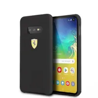 Ferrari FESSIHCS10PBK SF Samsung S10 Plus fekete szilikon hátlap
