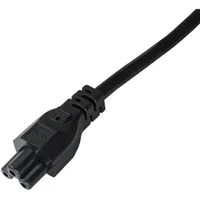 AKYGA AK-NB-01A Clover Leaf tápkábel 1,5 m fekete IEC C5 #3