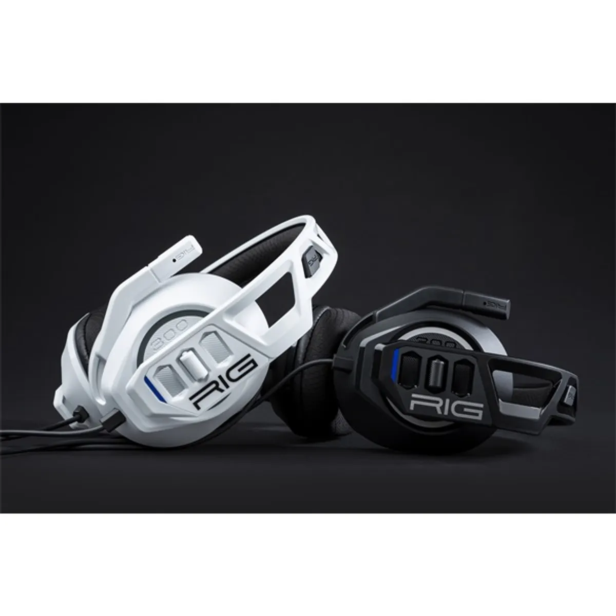 NACON 2808366 RIG 300PRO HS PS5 fekete 40 mm 32 ohm 20-20000 Hz 111 dB 120 cm vezetékes mikrofon 100-10000 Hz PS4 PS5 Xbox Switch PC #5