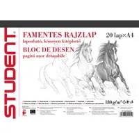 ICO 7500106000 skiccfüzet A4 20lapos fehér papírfedél fekvő