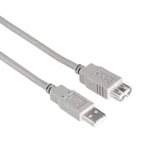 Hama 00200905 USB Kábel A-A típus 1,5 m szürke USB 2.0