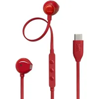 JBL JBLT305CRED Tune 305C piros 12 mm 32 ohm USB-C vezetékes mikrofonos fülhallgató