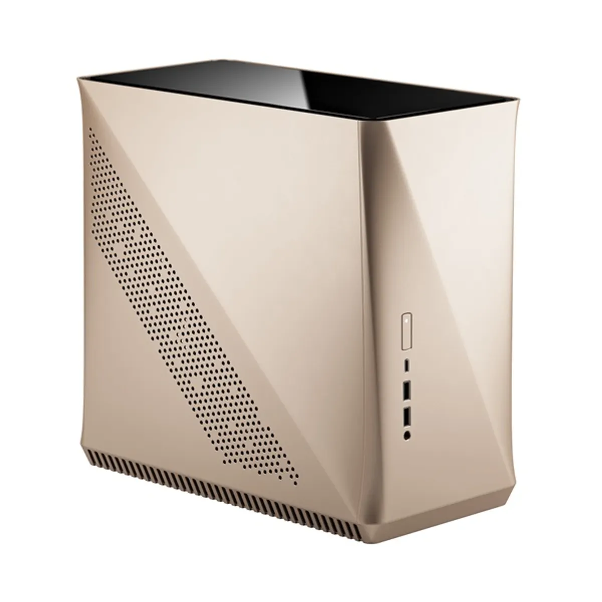 Fractal Design FD-CA-ERA-ITX-CHP Era ITX arany ablakos alumínium mini-ITX táp nélküli #1