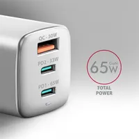 AXAGON ACU-DPQ65W GaN töltő 65 W két USB-C USB-A univerzális #4