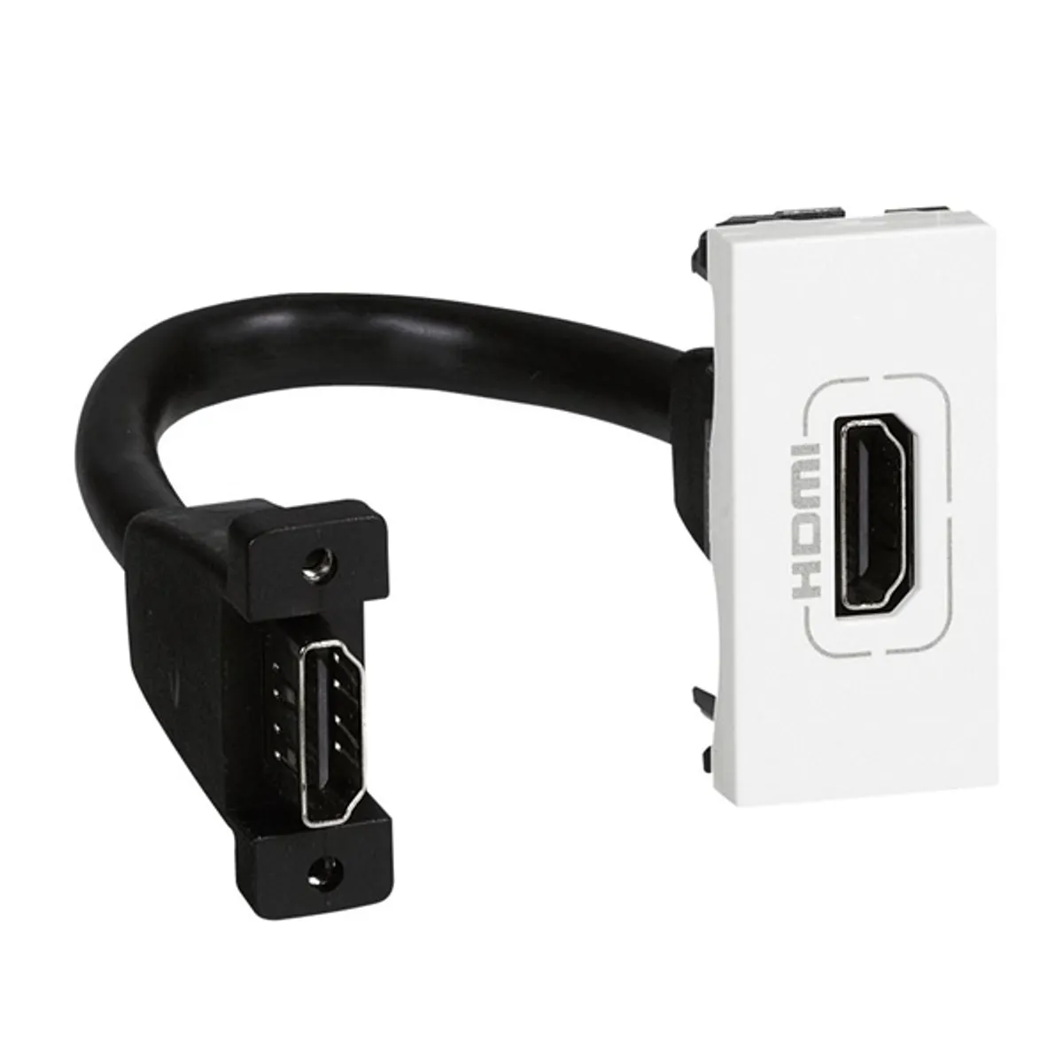 LEGRAND 078778 Program Mosaic HDMI csatlakozóaljzat 1 modul fehér #1