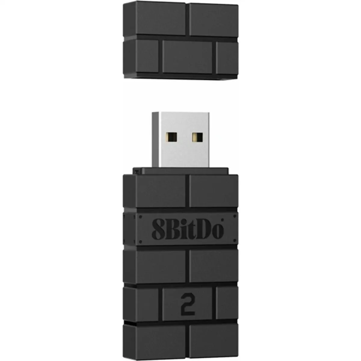 8BITDO RET00283 USB Wireless Adapter 2 kompatibilitás Switch, Xbox Series X S, Xbox One, PlayStation 5, PC; fekete #1