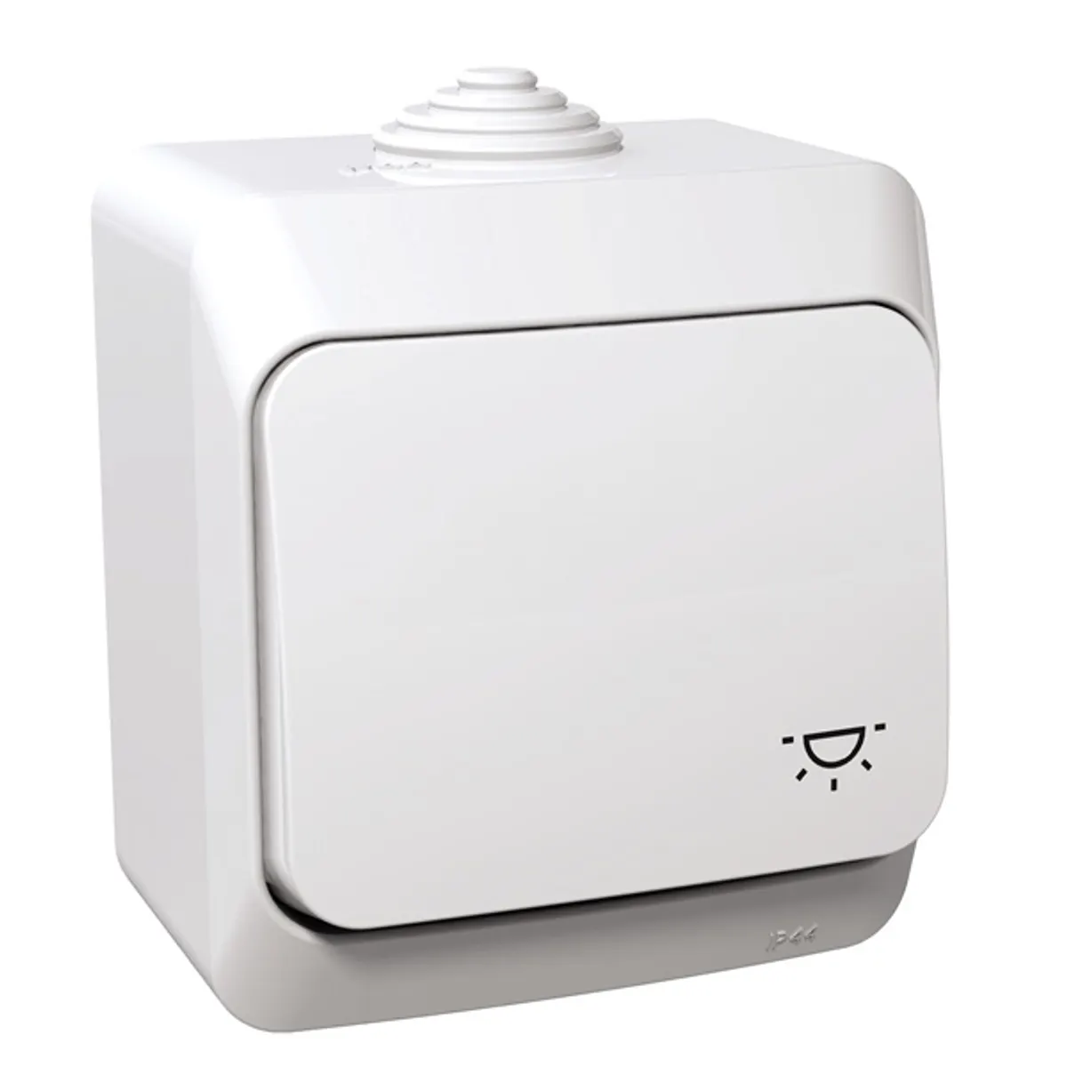 Schneider WDE000513 Cedar Plus IP44 fehér egypólusú nyomó #1