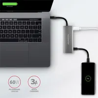 AXAGON HMC-5G2 Speedster 5H USB-C hub HDMI 4K30Hz 60W PD 2x USB-A 2x USB-C #6