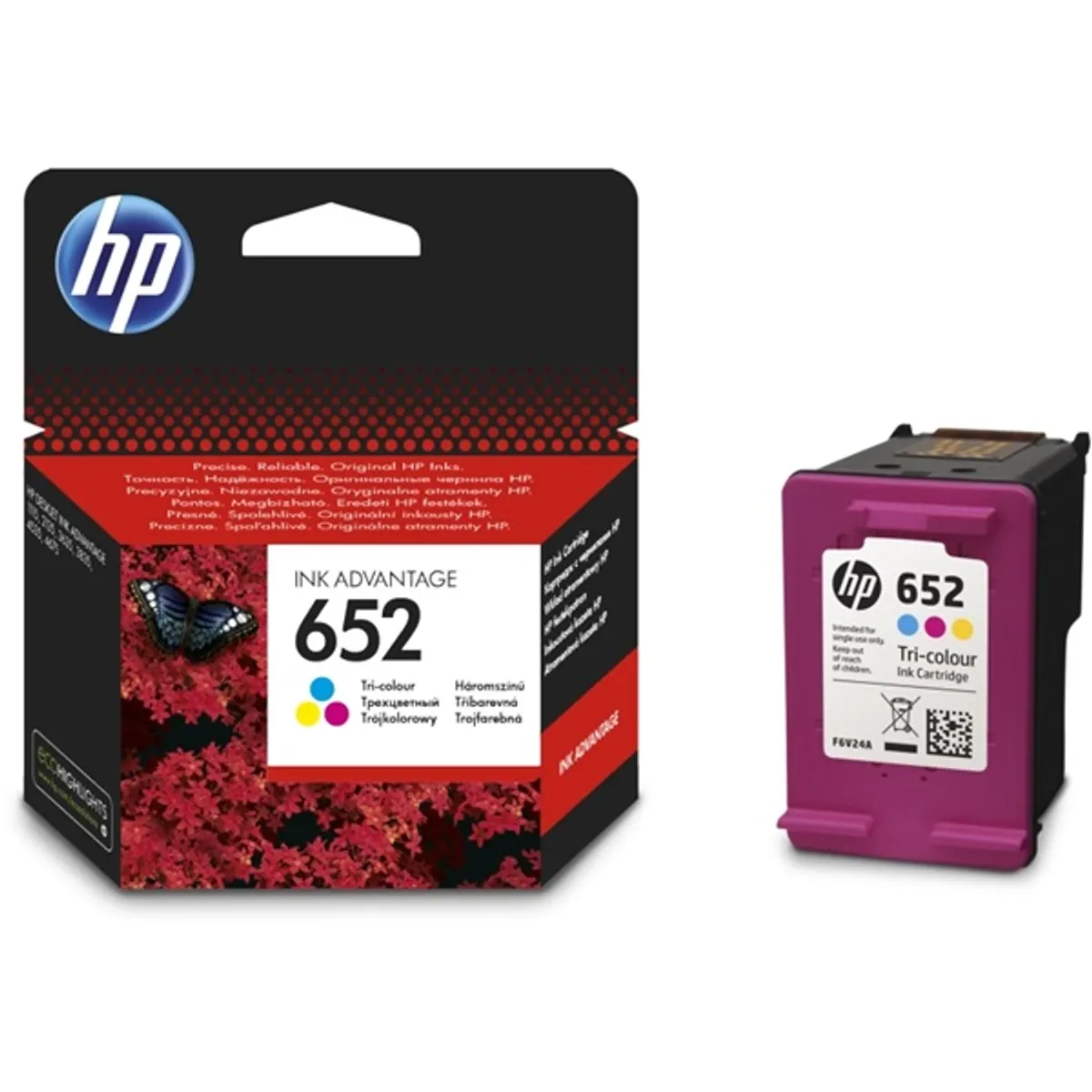 Hewlett Packard F6V24AE Tintapatron háromszínű #2