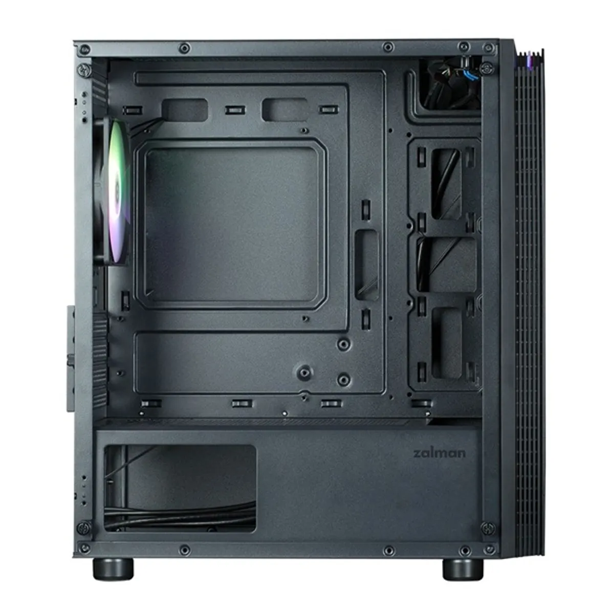 ZALMAN T4 PLUS BLACK Spectrum RGB mATX edzett üveg ARGB 320 mm VGA 157 mm CPU hűtő #4
