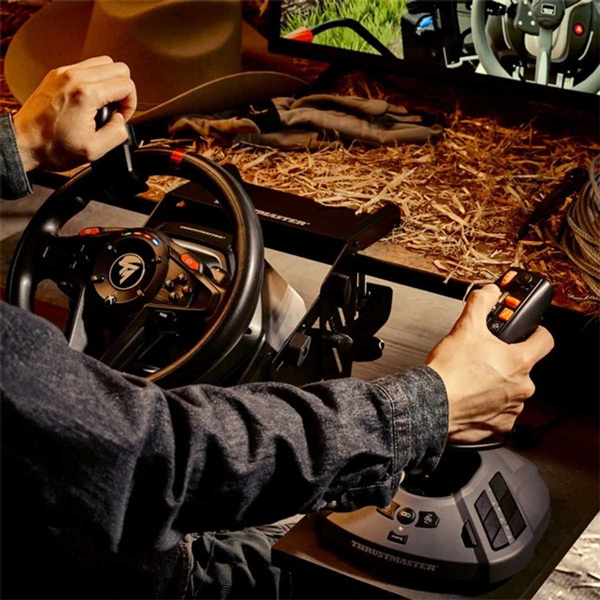 THRUSTMASTER 4460279 SimTask FarmStick Szürke Vezetékes PC 18 gombos #10