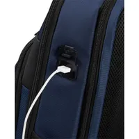 Samsonite KF9*01003 Mysight 14,1" hátizsák kék poliészter USB töltőporttal akkumulátoros #8