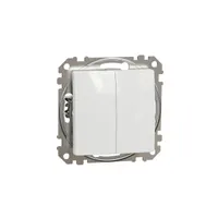 Schneider SDD111108 Sedna Fehér 10A IP20 falba süllyeszthető váltókapcsoló 73x73x37 mm
