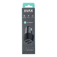 AVAX CC601B CARLY+ 40W kétportos szivargyújtó töltő univerzális USB-C PD 3.0 USB-A QC 3.0 fekete #4