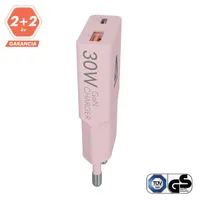 AVAX CH641P NANO SLIM 30W USB-C PD3.0 USB-A QC3.0 rózsaszín #3