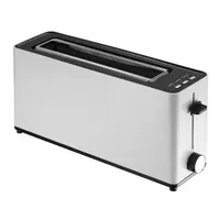 TOO TO-2SL107W-900W Kenyérpirító fehér 900 W 2 szelet automata középre helyezés morzsatálca #4