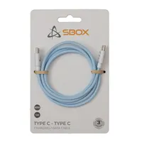 SBOX TYPE-C-1-BL Type-C kábel 60W kék 1 m adat- és töltőkábel #2