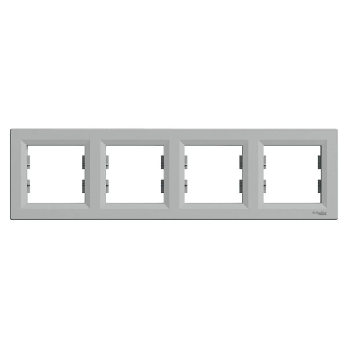 Schneider EPH5800461 ASFORA négyes keret vízszintes alumínium ip20 #1