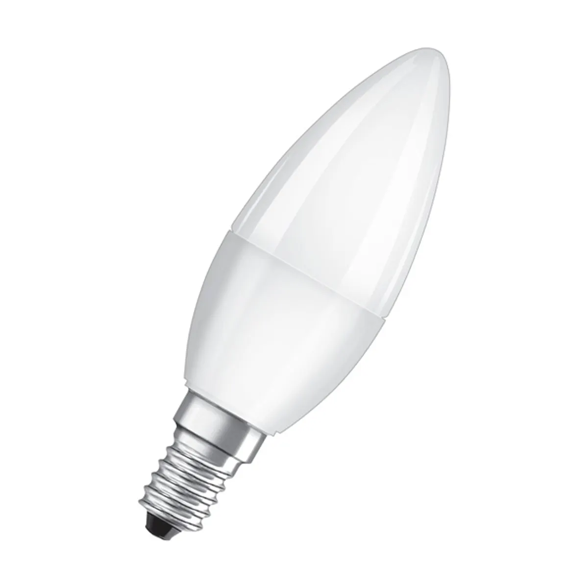 LEDVANCE 4052899326453 Value LED gyertya E14 470 lm 6 W 2700 K Meleg fehér 100000 kapcsolási ciklus #1