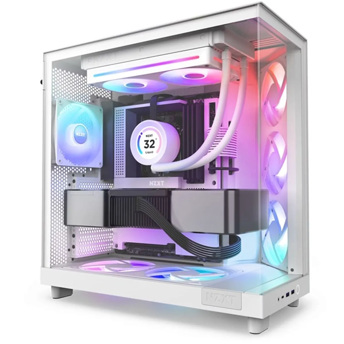 NZXT RF-U24HF-W1 F240 RGB Core 2 db 120 mm fehér PWM #5