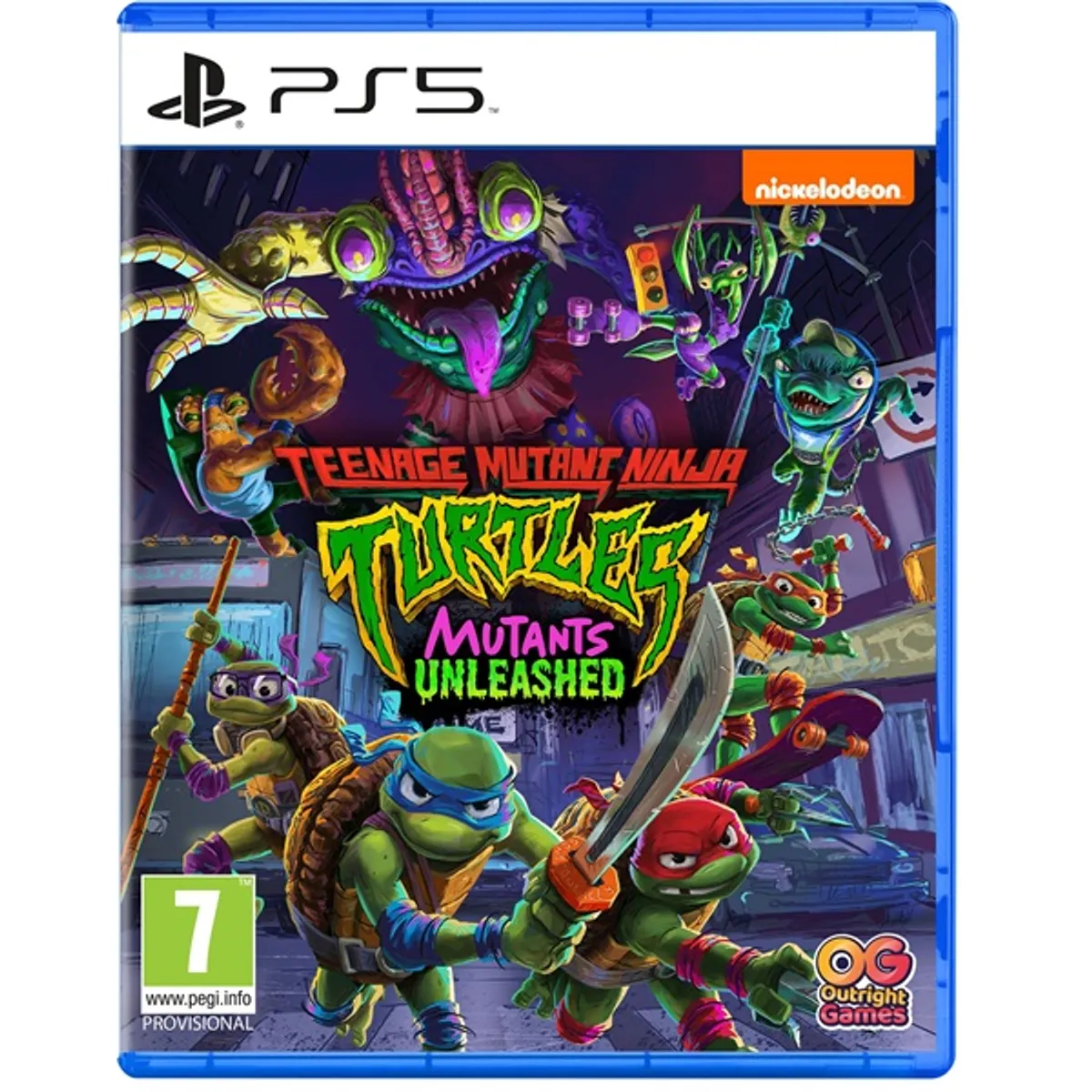 OUTRIGHT GAMES 5061005353398 Teenage Mutant Ninja Turtles: Mutants Unleashed PlayStation 5 Platformer 7 év standard #1