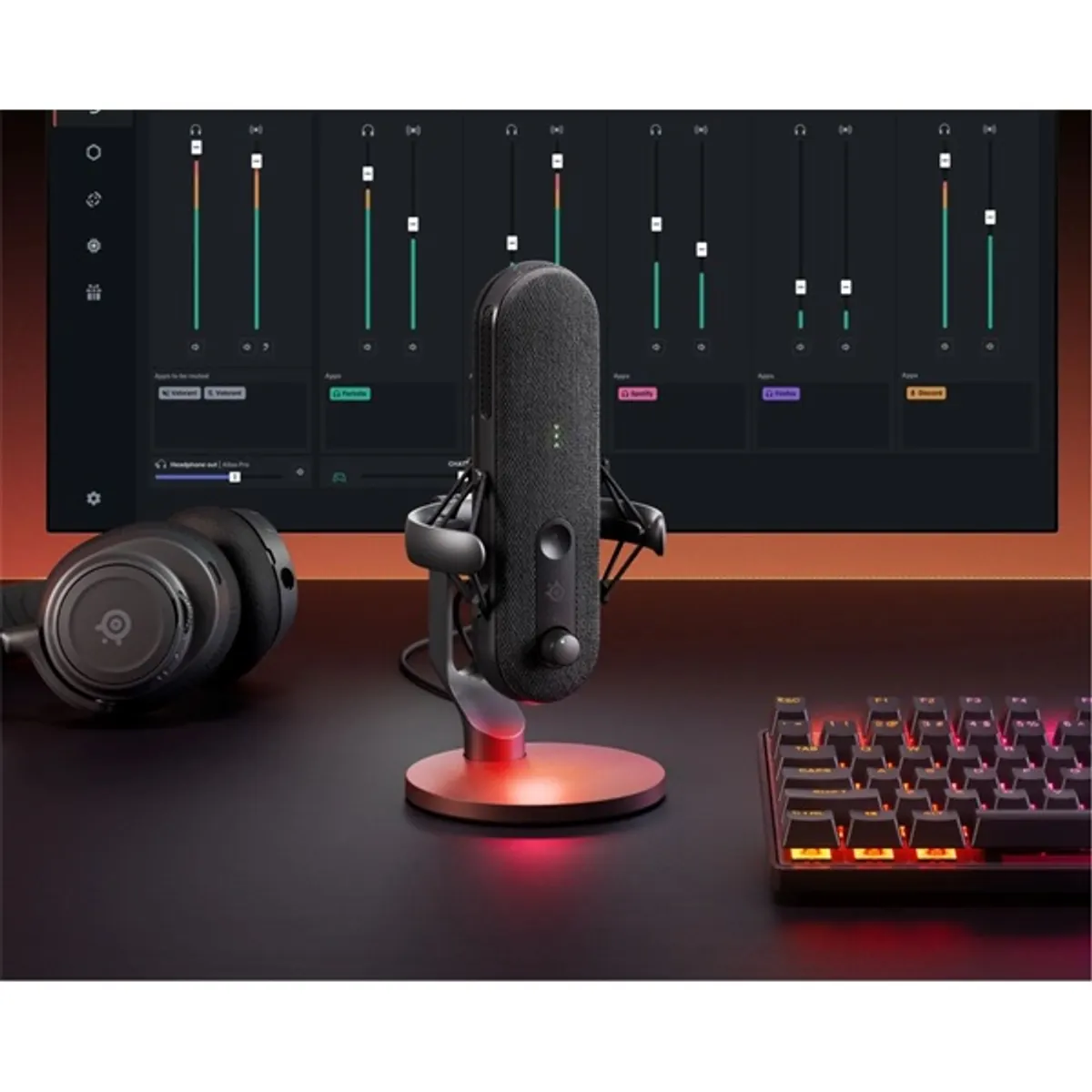SteelSeries 61601 Alias mikrofon Streaming, Podcasting mikrofon Gamer Van USB Van 200 cm 3,5 mm #4