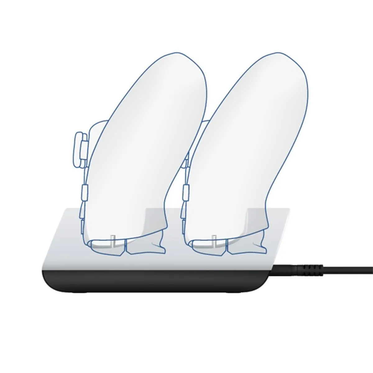 Trust 24451 GXT 254 Duo töltőállomás Fehér PS5 #5