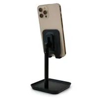 Kikkerland US216-BK telefontartó állvány ABS alumínium szilikon fekete 10,4 x 10,4 x 18,5 cm #4