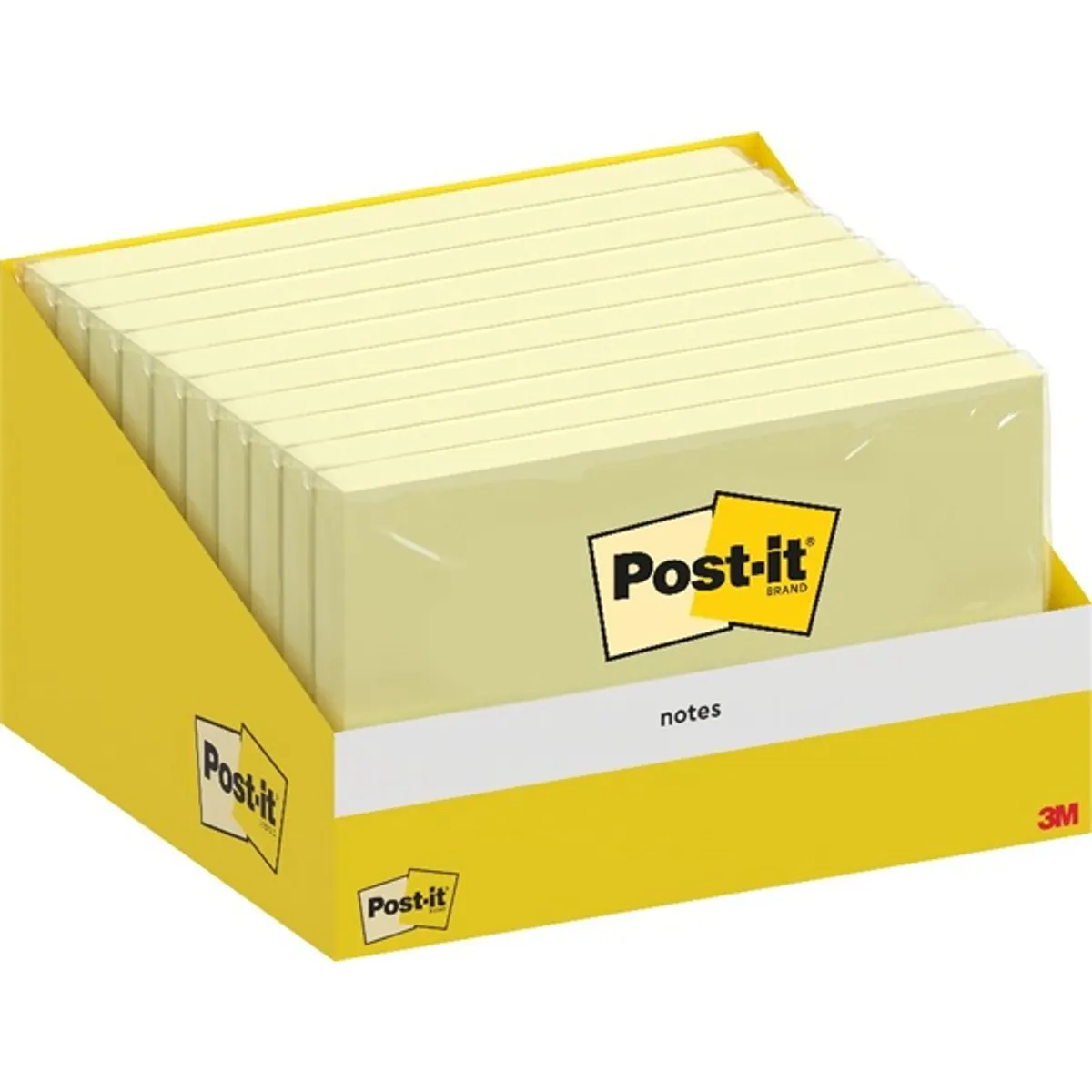 POST-IT 7100317839 jegyzettömb kanárisárga 76x127mm 100lap öntapadós #1