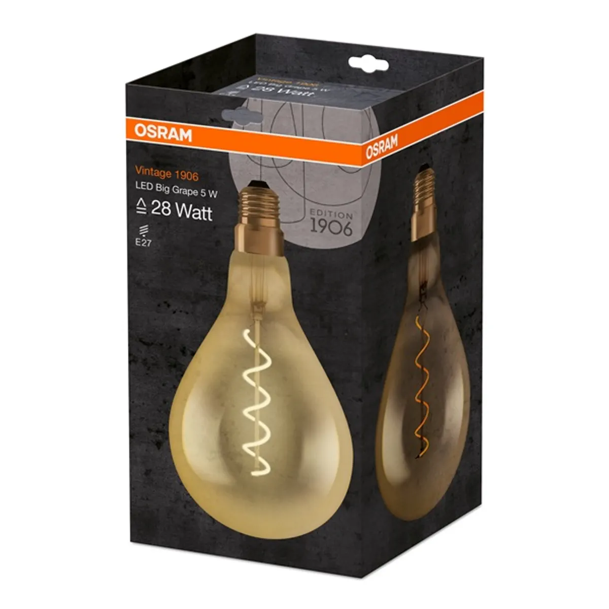 LEDVANCE 4058075091993 Vintage LED körte E27 5W 300 lm 2000K Filament Meleg fehér #2